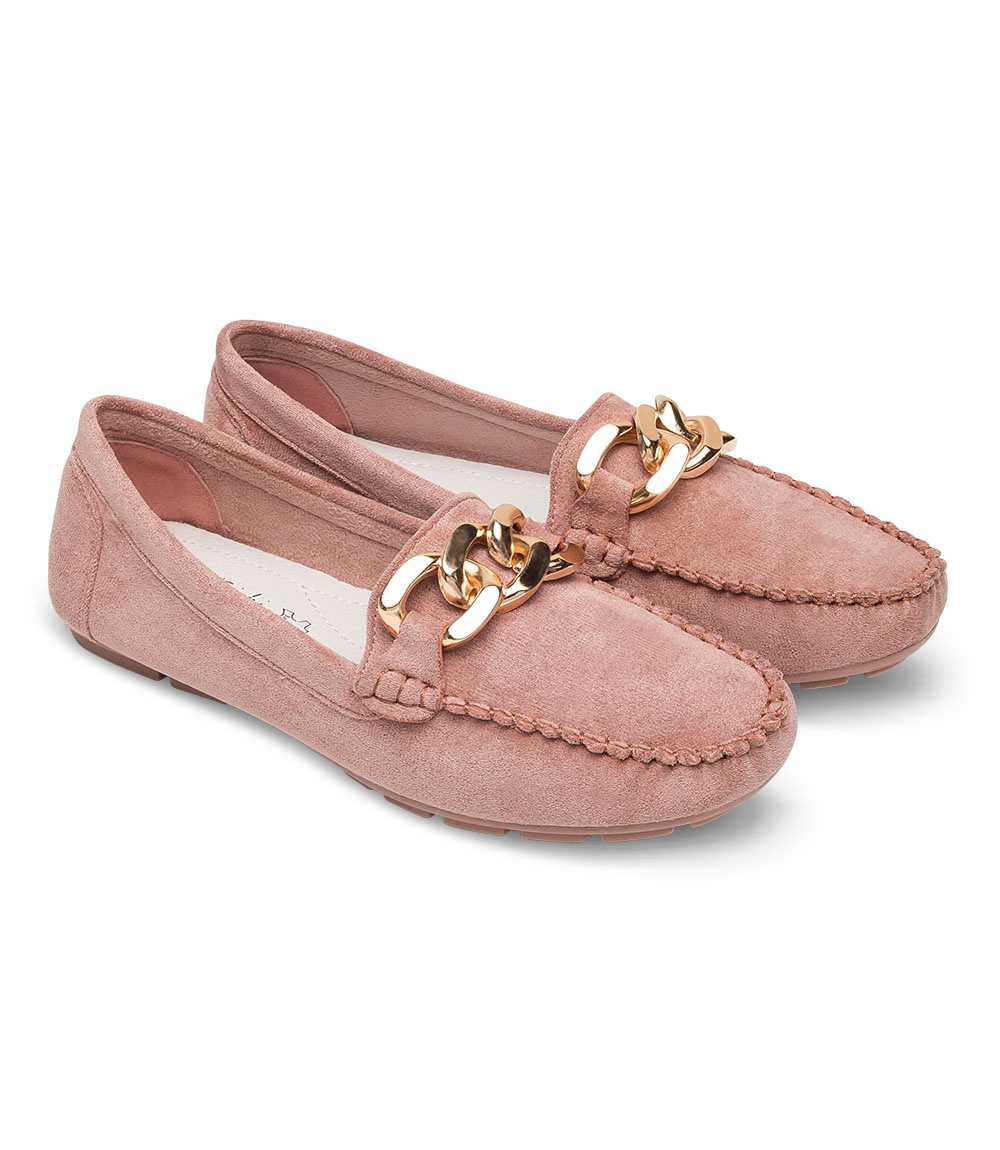 Mokasyny damskie Skotnicki P-3-0581 Różowe