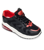 Buty sportowe N/M BM-588 Czarno-Czerwone