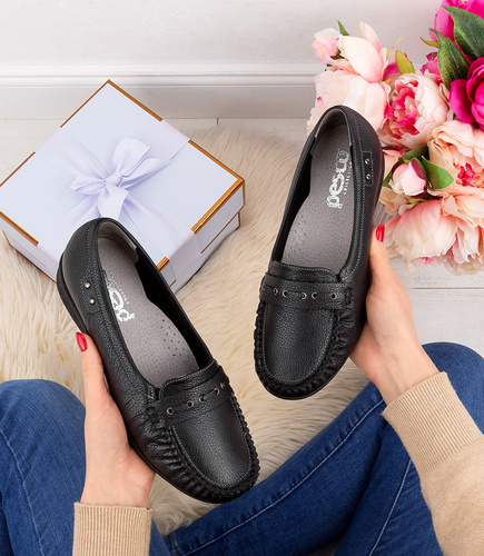 Mokasyny Pesco 377 Czarne