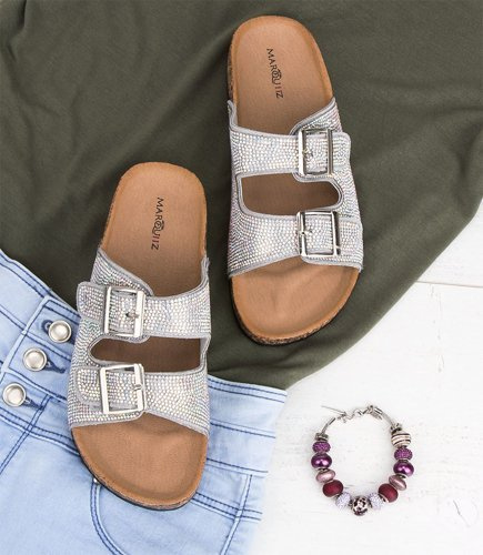 Klapki damskie Marquiiz L-1033 Szare