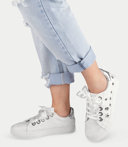 Buty sportowe damskie N/M R202 Białe