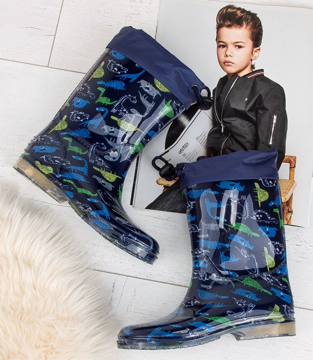 Kalosze dziecięce Lano FMTT-04 Granatowe