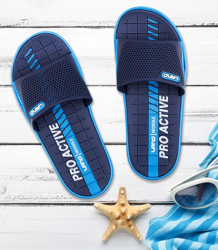 Klapki młodzieżowe basenowe Lano KL-3/6168-X1 Blue/Navy