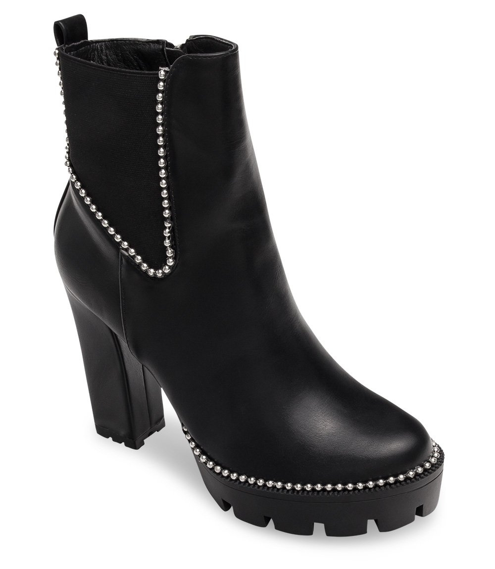 Botki damskie N/M 18801 Czarne