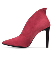 Botki damskie Laura Messi 1870 Malinowe