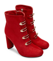 Botki damskie Bello Star B8817 Czerwone