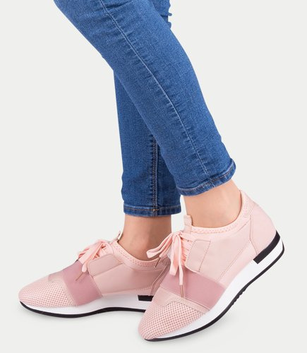 Buty sportowe damskie N/M 16-515-1 Różowe