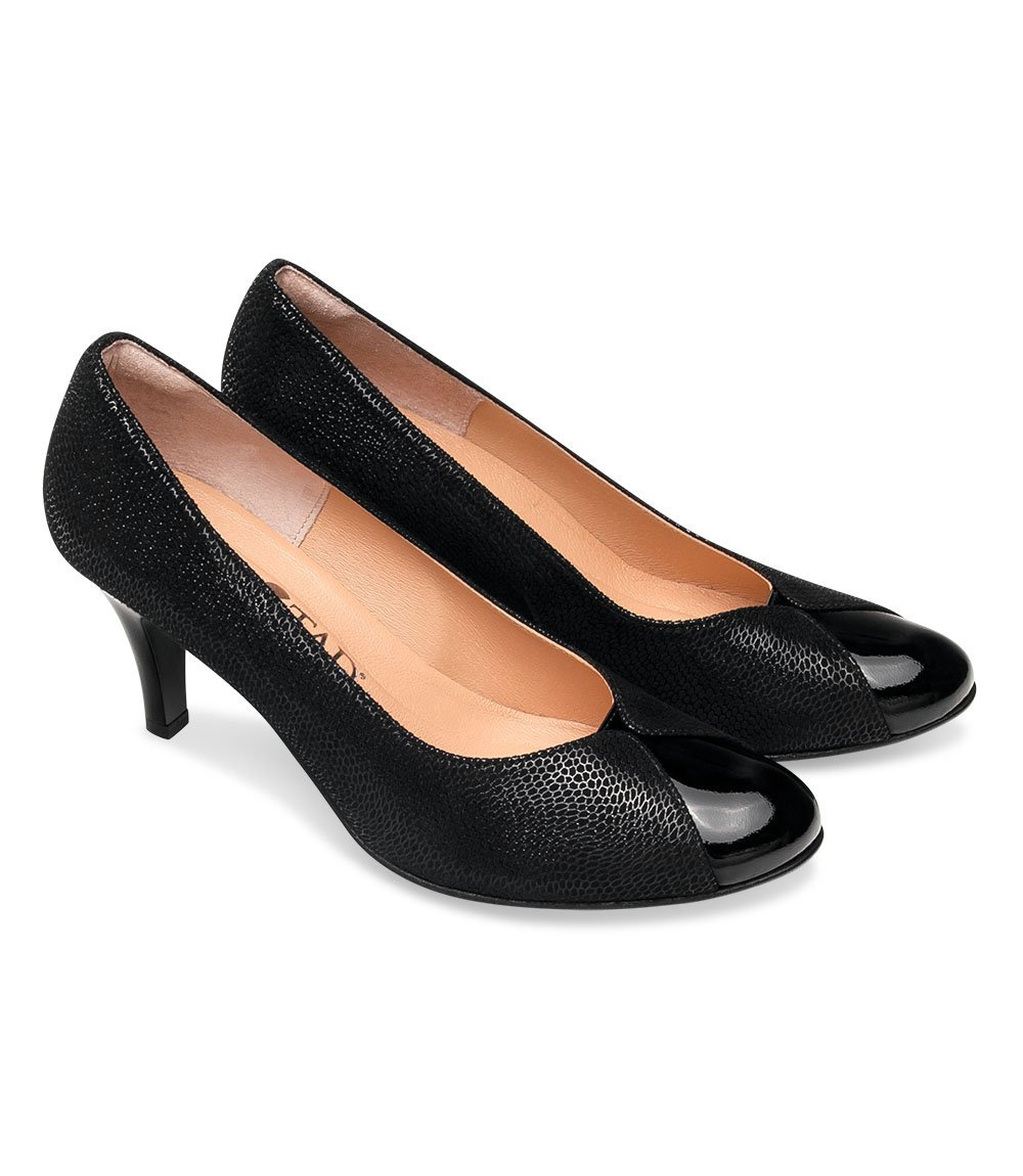 Czółenka damskie Krystad Fulvia Czarne