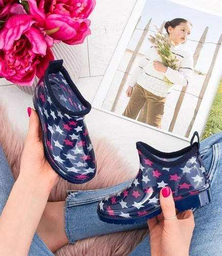 Kalosze dziecięce Lano FMTT-10 Granatowe