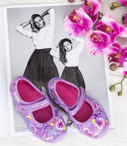 Tenisówki dziecięce Befado 109P182 Fioletowe