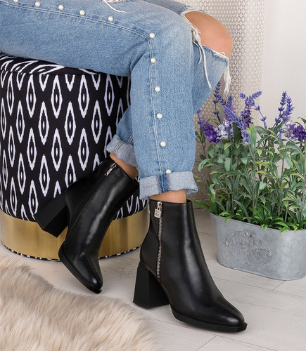 Botki damskie Jankowski JK/B-3-118 Czarne