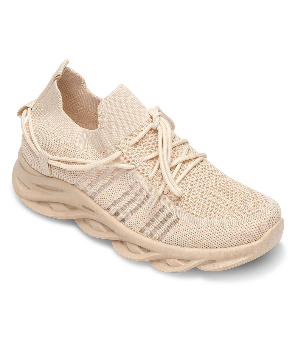 Buty sportowe damskie N/M 88-53 Beżowe