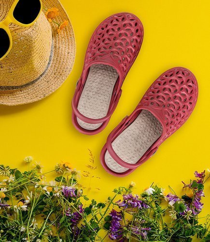 Klapki damskie Realpaks SLJ-11 Czerwone