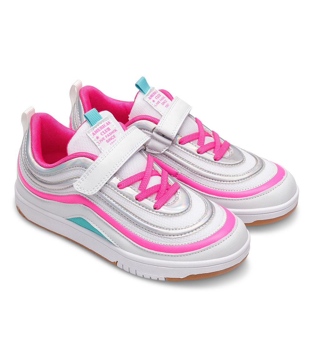 Buty sportowe dziecięce American Club ES65/22 Białe