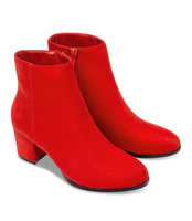 Botki damskie Danic L7196A Czerwone