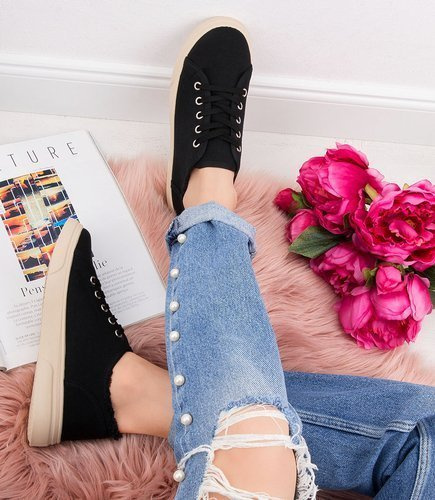 Trampki damskie Bellamica LYS758 Czarne