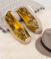 Espadryle damskie Bestelle L177 Żółte