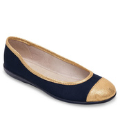 Balerinki damskie Befado 309Q023 Granatowe