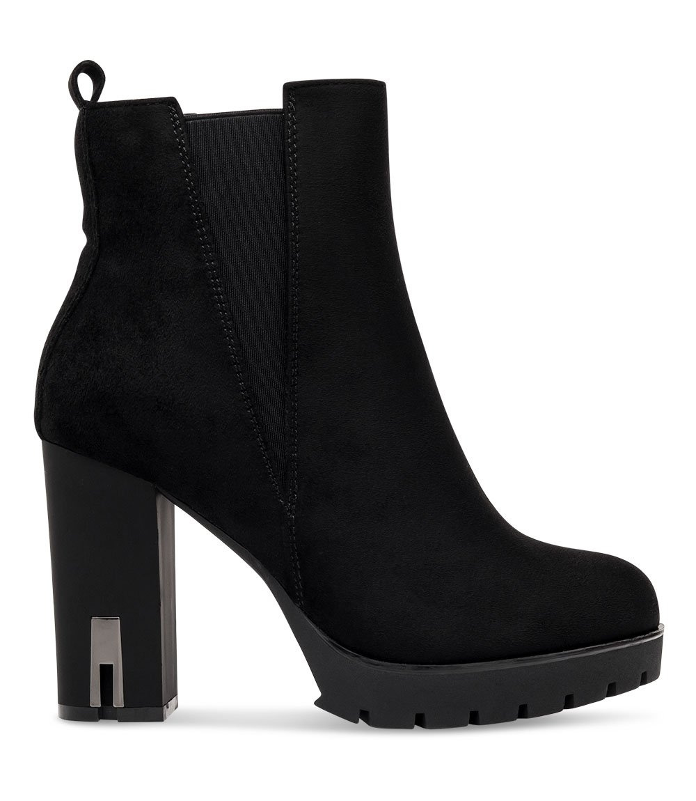 Botki damskie Super Mode 8579 Czarne