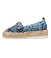 Espadryle damskie Bestelle L177 Niebieskie
