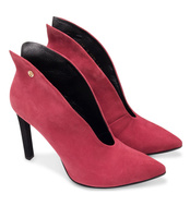 Botki damskie Laura Messi 1870 Malinowe