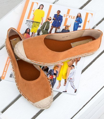 Espadryle damskie Sixth Sens 888-59 Brązowe