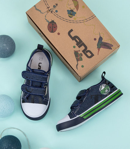 Trampki dziecięce Lano FB04 Granatowe