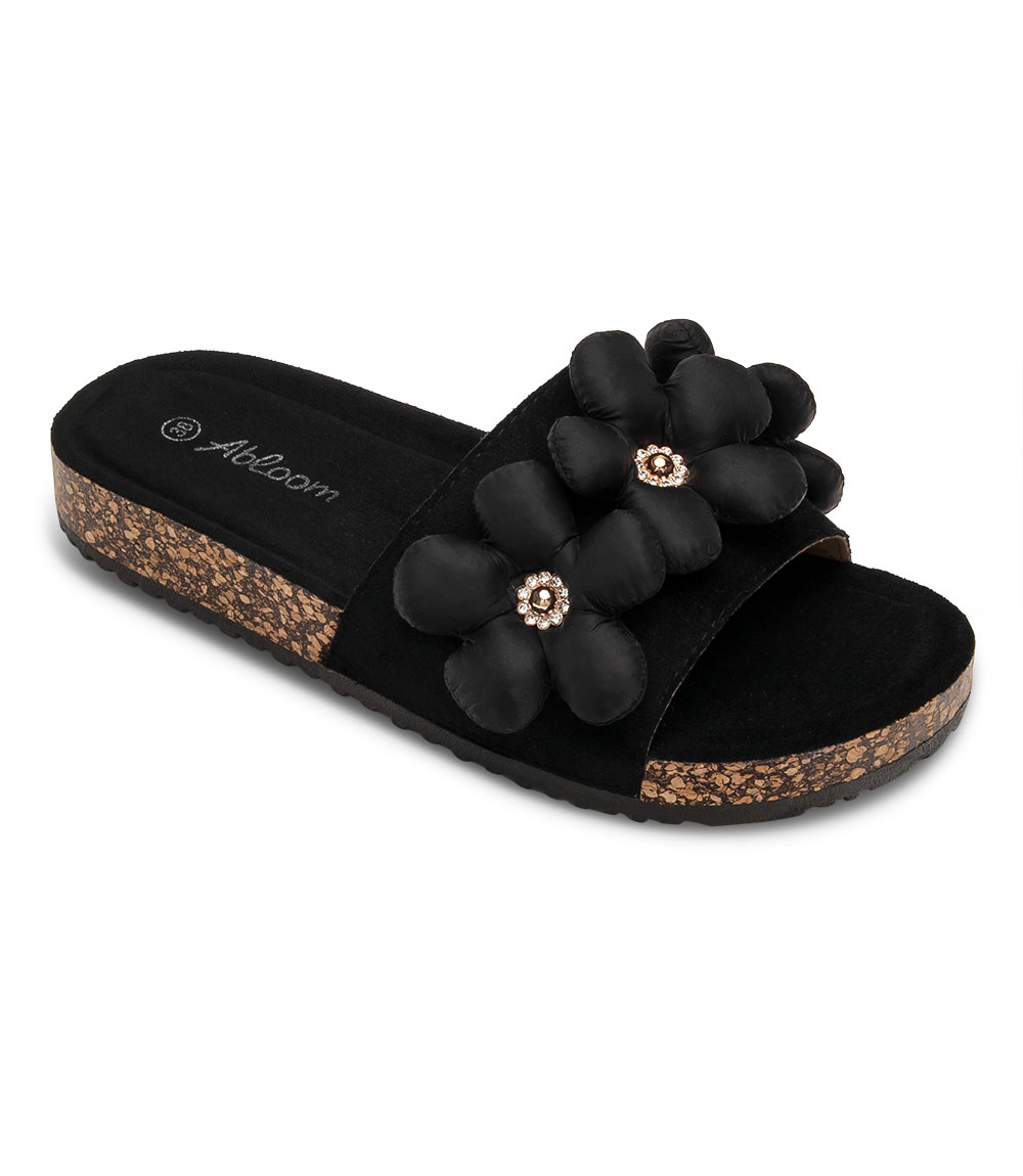 Klapki damskie Abloom WL583 Czarne