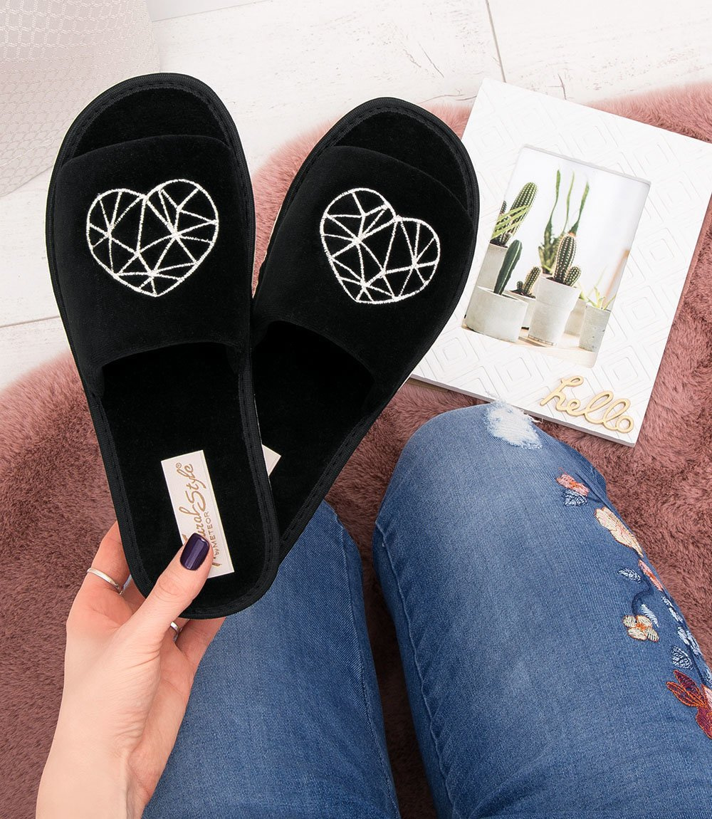 Kapcie damskie Natural Style NS-044 Czarne