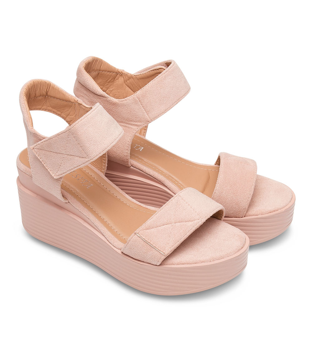 Sandałki damskie Shoesita BE-9012 Różowe