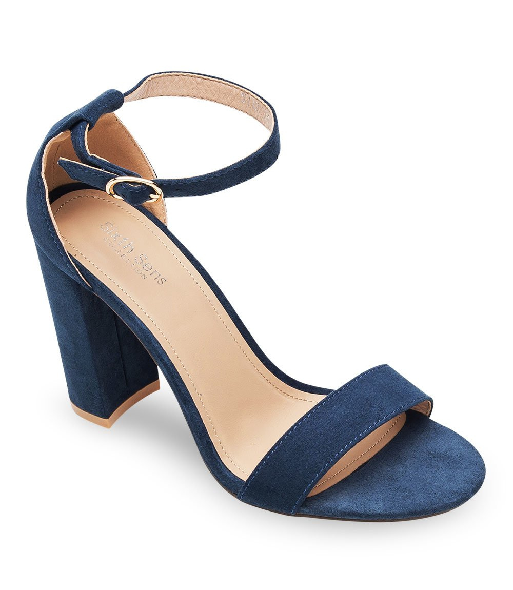 Sandałki damskie Sixth Sens S112 Niebieskie