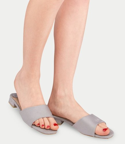 Klapki damskie Bestelle W-89 Szare