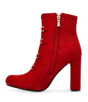 Botki damskie Bello Star B8817 Czerwone