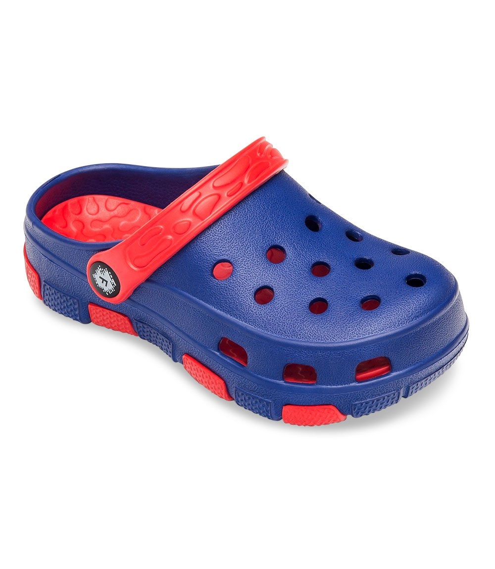 Klapki dziecięce Realpaks F-401 Granatowo-Czerwone