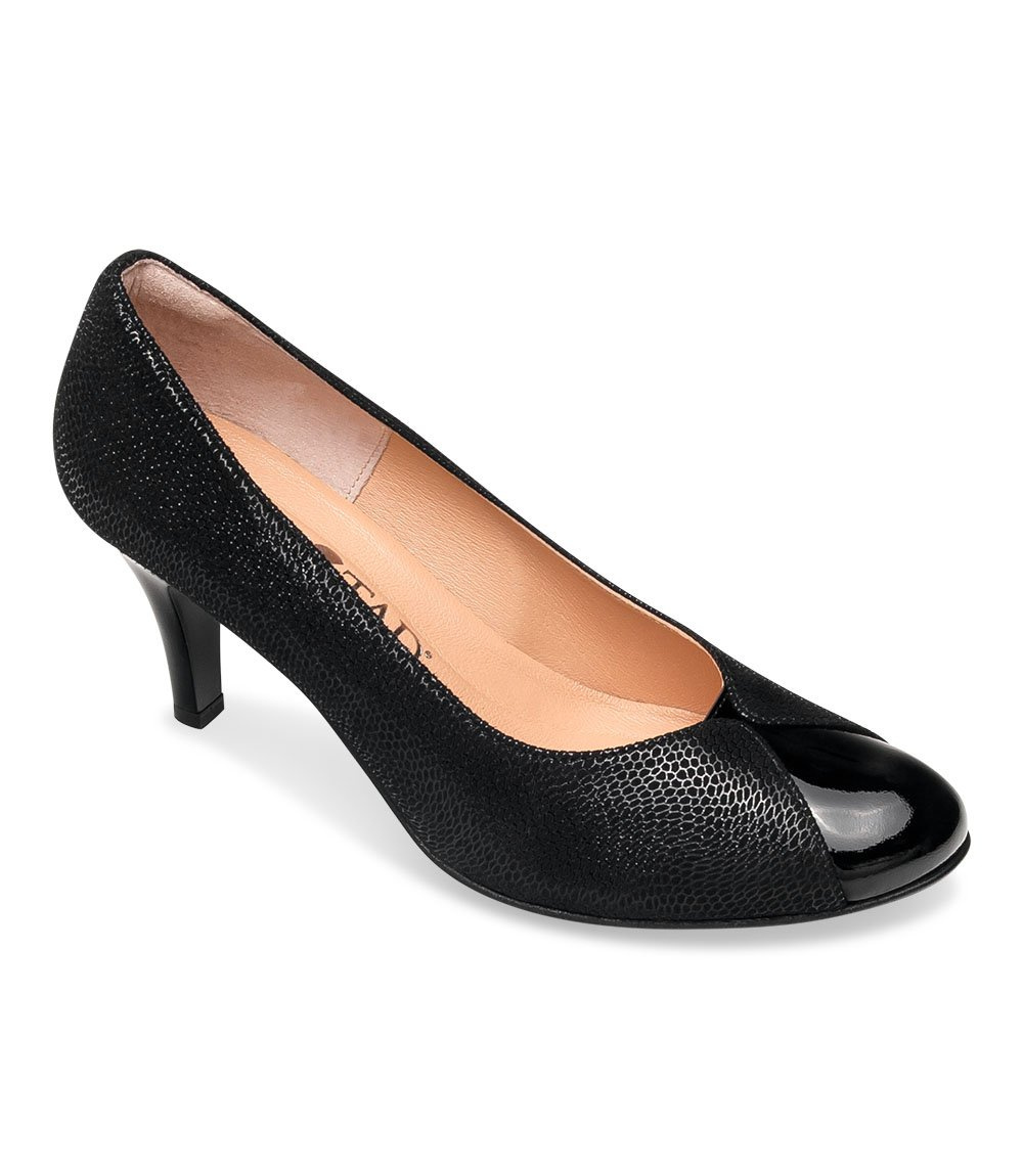 Czółenka damskie Krystad Fulvia Czarne