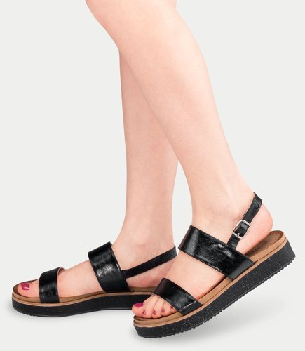 Sandały damskie Bestelle 100-888SA-1 Czarne