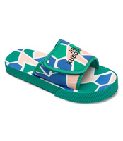 Klapki damskie Kubota Rzep 2.0 Zielone 90s