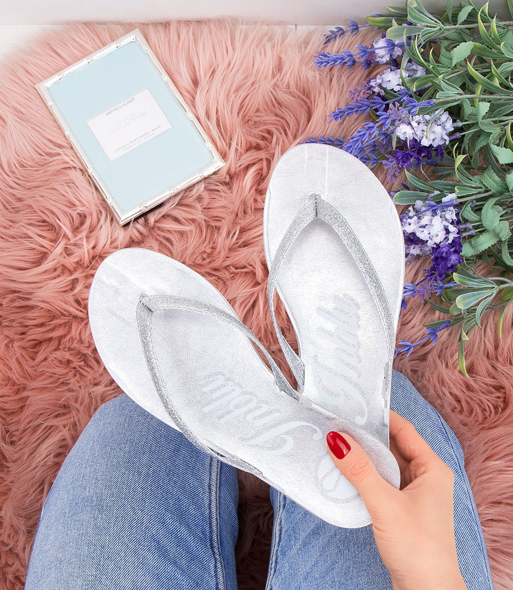 Japonki damskie Inblu ME-40 Srebrne