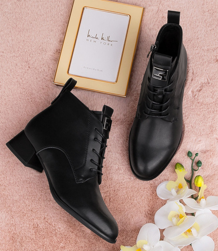 Botki damskie Jankowski JK/B-3-309 Czarne