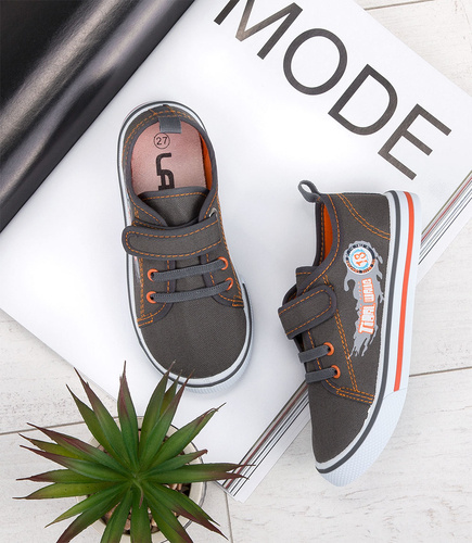 Trampki dziecięce Lano FB02 Szare