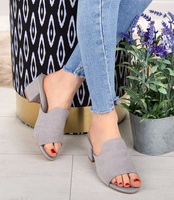 Klapki damskie Skotnicki KL-3-0553 Szare