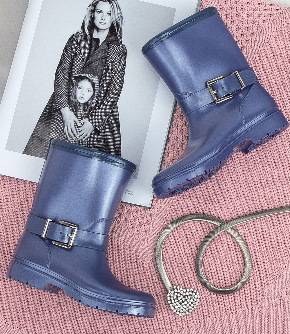 Kalosze dziecięce Lano FMTT-03 Niebieskie