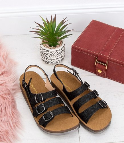 Sandałki damskie Super Mode 6864 Czarne