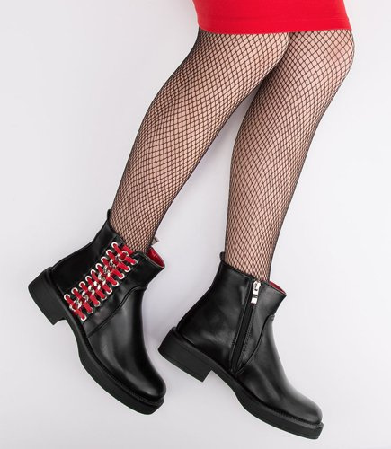 Botki damskie Bello Star B8810 Czarne