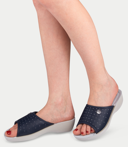 Klapki damskie Inblu PL-45 Granatowe