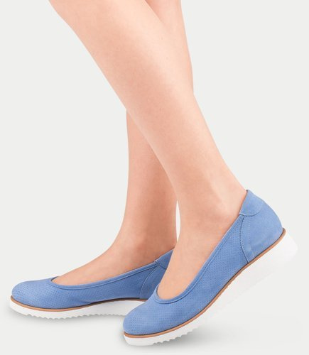 Półbuty damskie Stagórs 1243-03 Niebieskie