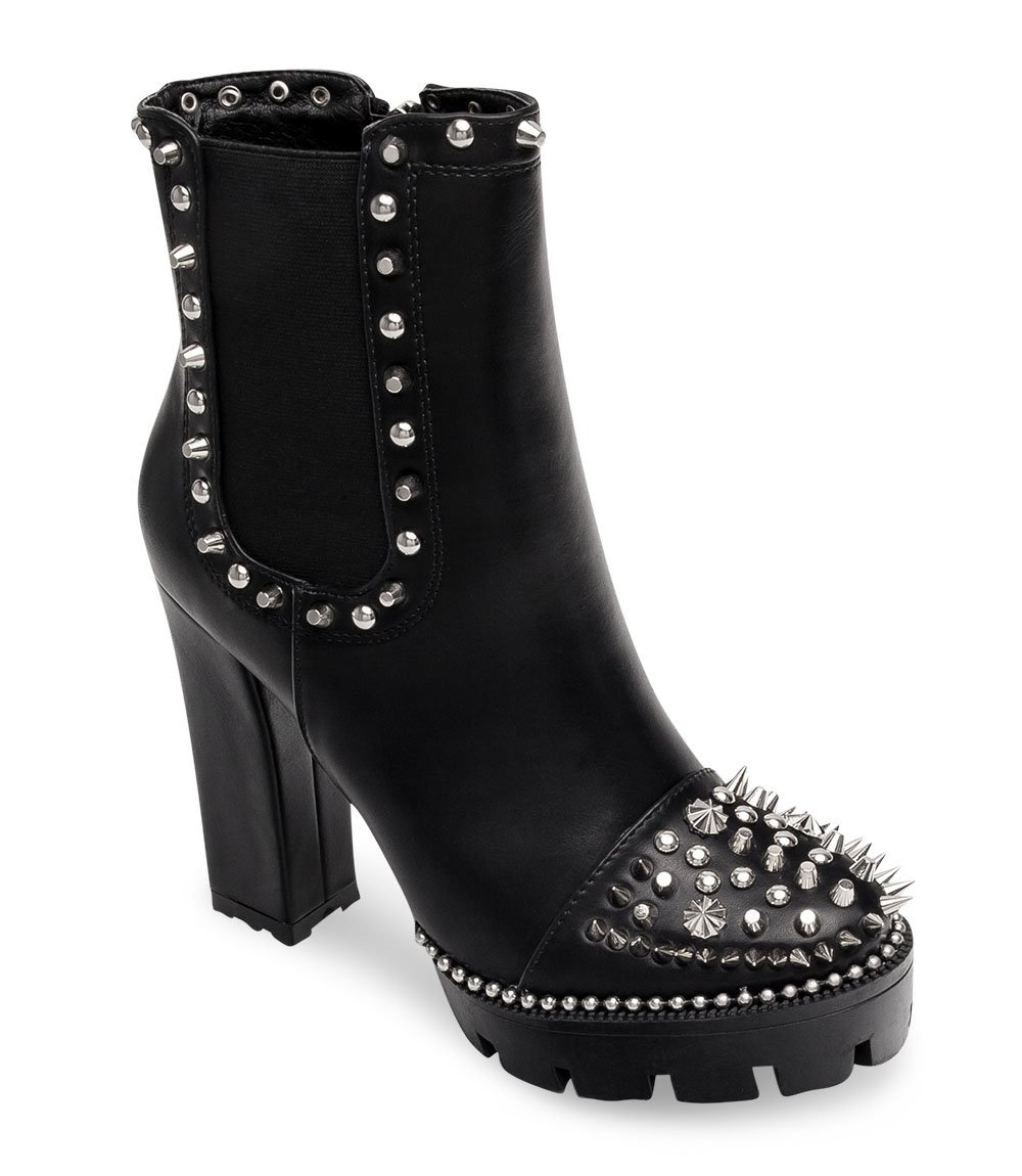 Botki damskie N/M 18803 Czarne