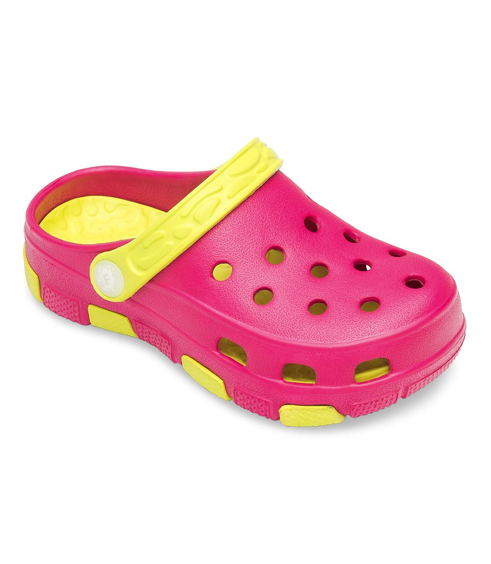 Klapki dziecięce Realpaks F-401 Różowo-Zielone