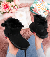 Śniegowce dziecięce W.S Shoes C-02 Czarne