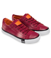 Trampki damskie Underline T-3-1013 Bordowe